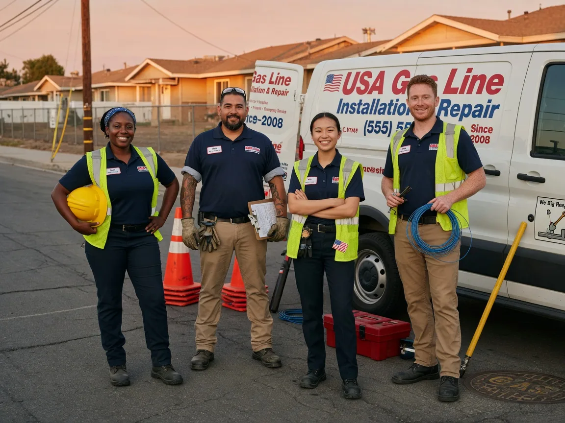 Gas Line Installation company in Martelle, IA